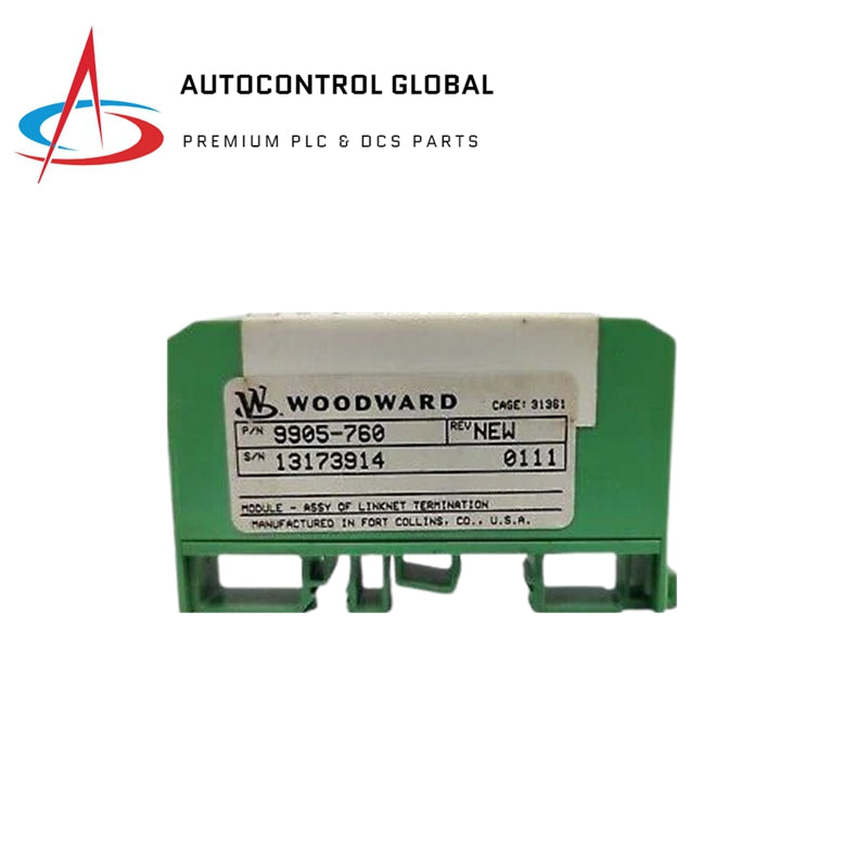 100% Genuine Woodward 9905-760 TERMINATION RESISTOR MODULE In Stock